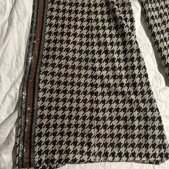 Anthropologie Byron Lars Houndstooth Wide-Leg Pants